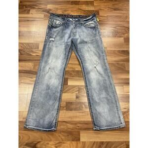 Rock Revival 36 Penn Relaxed Straight Mens Jean **